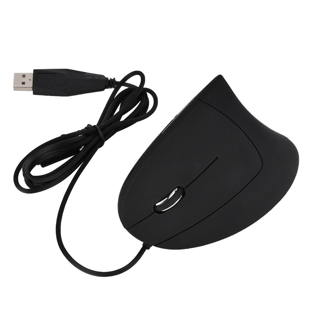 Left-Handed USB Wired Vertical Optical Mouse