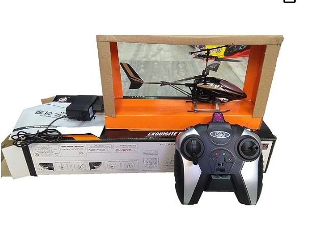 Remote Control Helicopter with Flashing Lights