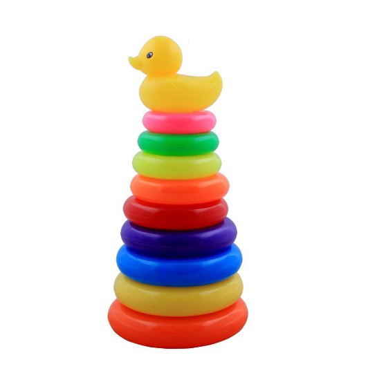 Adjustable Duck Rainbow Ring