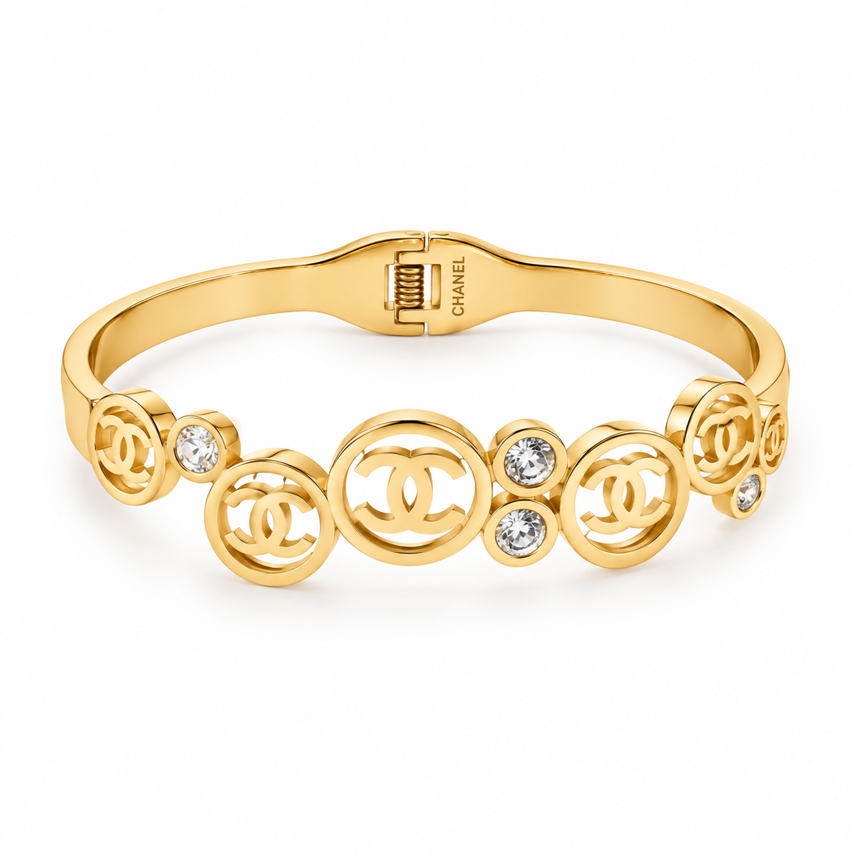 Crystal Logo Bangle