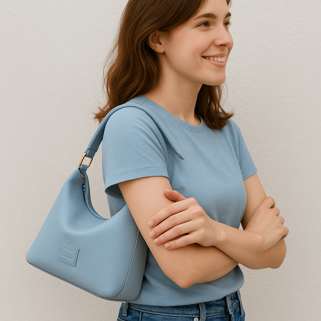 Textured Mini Handbag with Detachable Strap