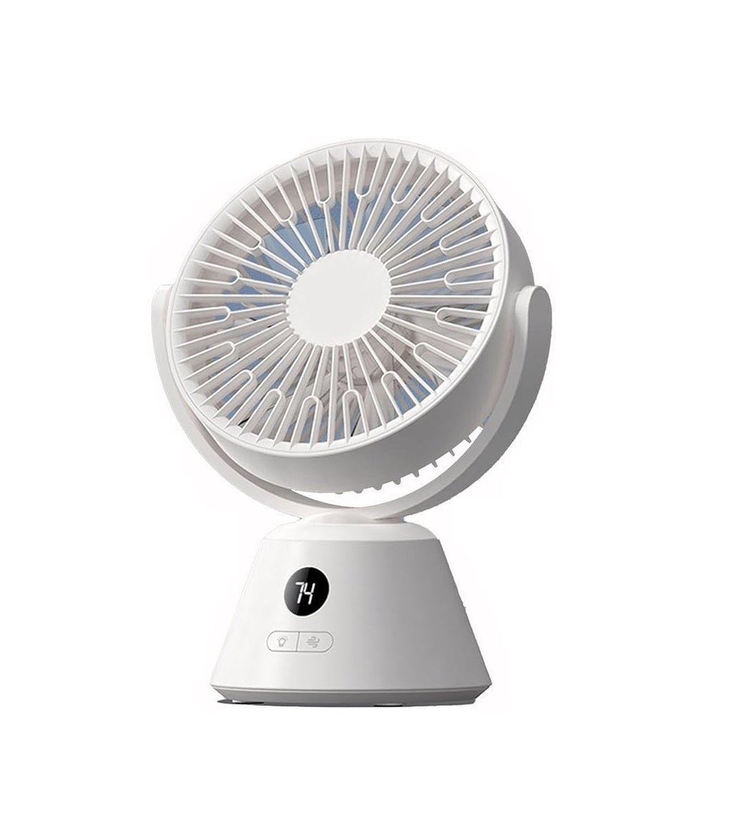 Portable Hanging Hook Fan with LED Light
