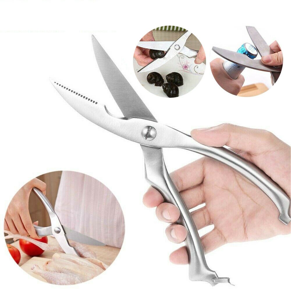 Stainless Steel Poultry Shears with Blade Lock