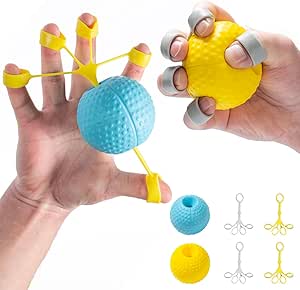 2-in-1 Hand Grip and Finger Extension Exercise Ball