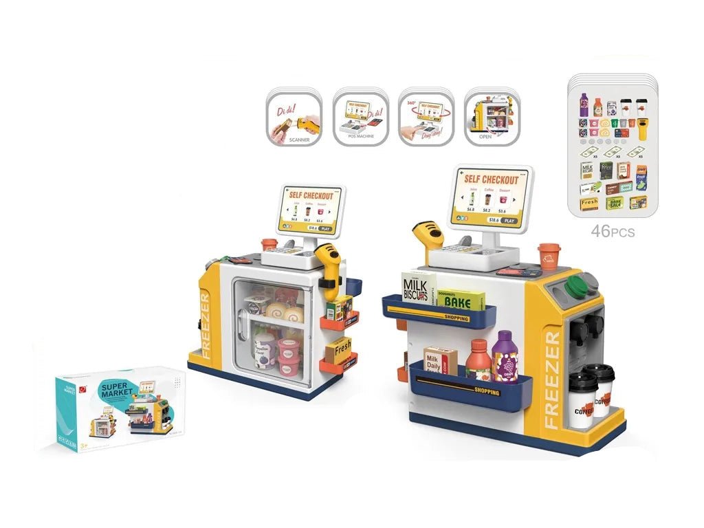 Kids' Supermarket Pretend Play Set