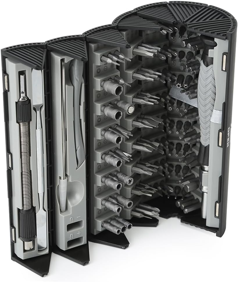 126-Piece Precision Screwdriver Set with Cylindrical Case