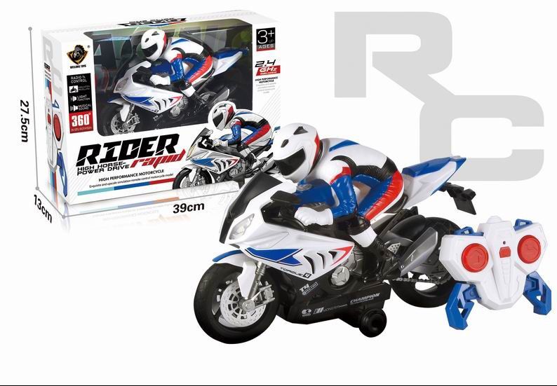 Remote Control Stunt Motorcycle