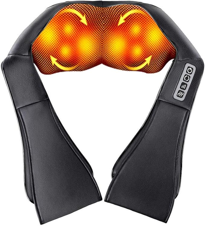 Electric Heated Neck and Shoulder Kneading Massager