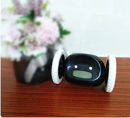Robotic Alarm Clock, Yellow