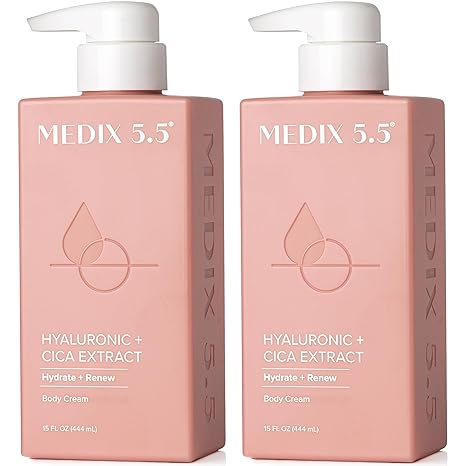 Hyaluronic Acid & CICA Extract Body Cream, 444 ml