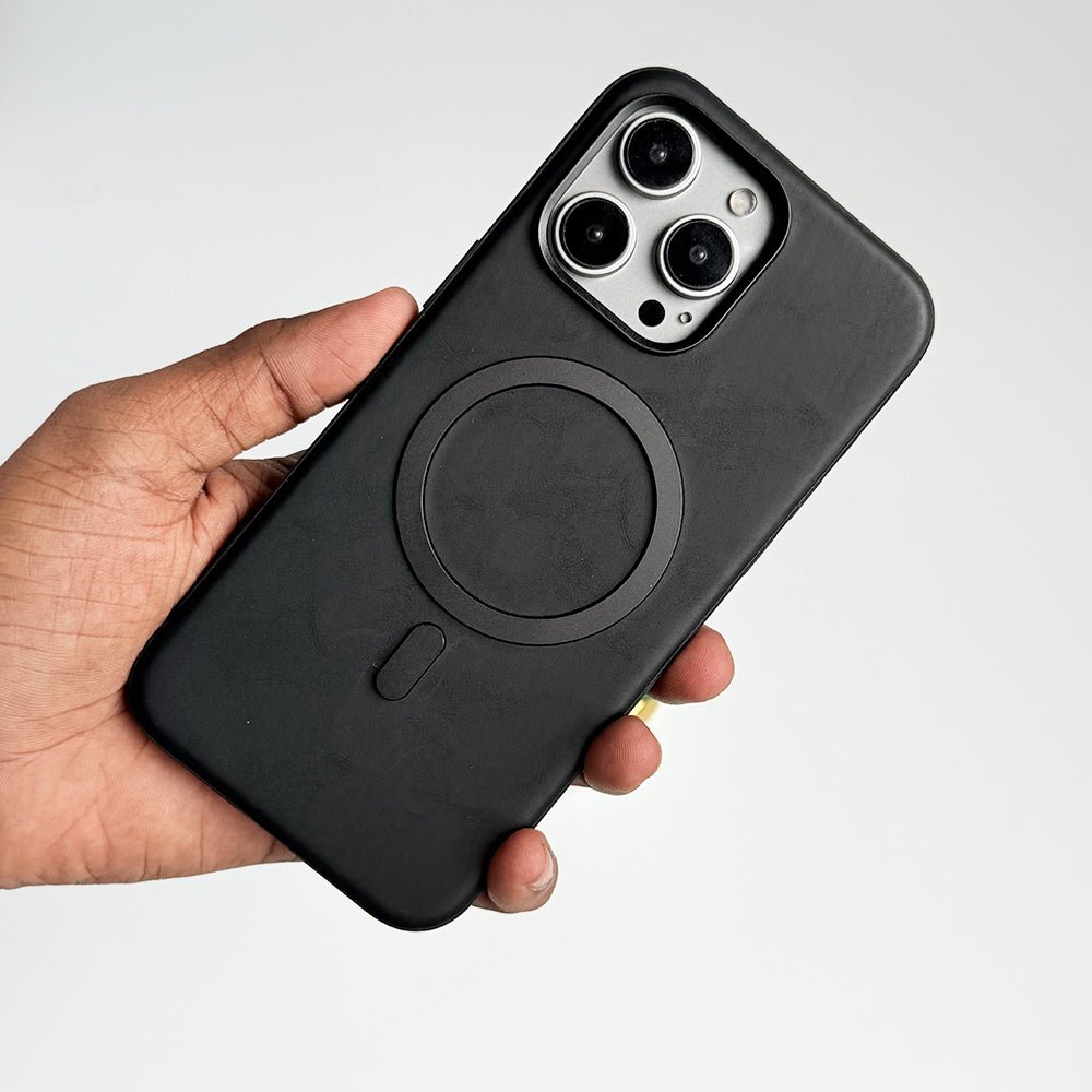 Magnetic Leather-Style Phone Case