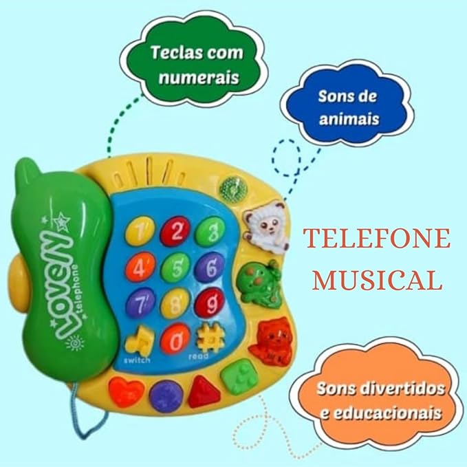 Children's Musical Telephone Toy