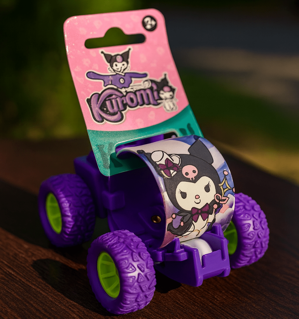 Kuromi Friction-Powered Flip Toy Car