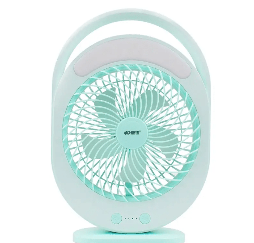 Portable Rechargeable Fan with LED Light