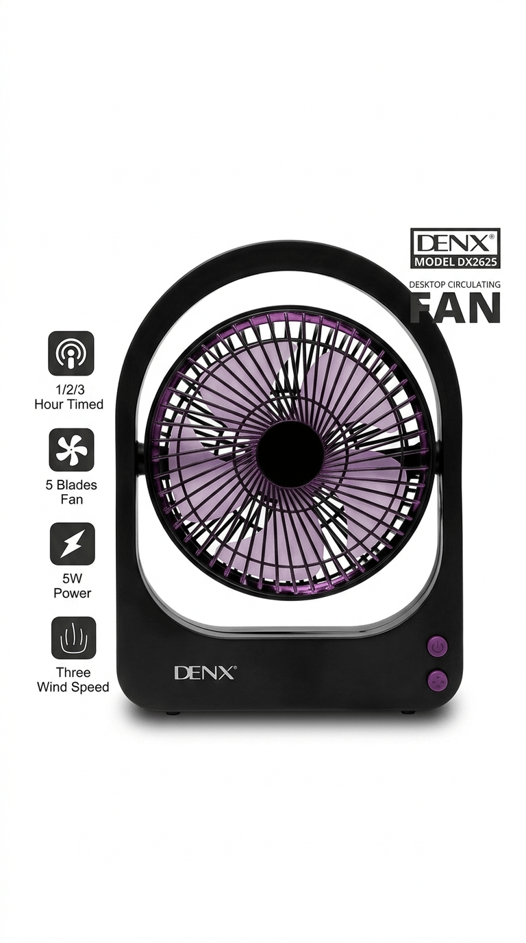 Denx - Desktop Circulating Fan