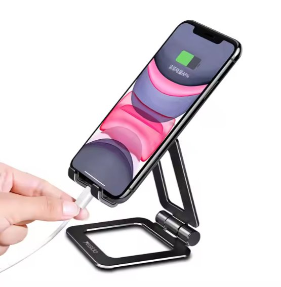 Adjustable Aluminum Alloy Phone and Tablet Desk Stand