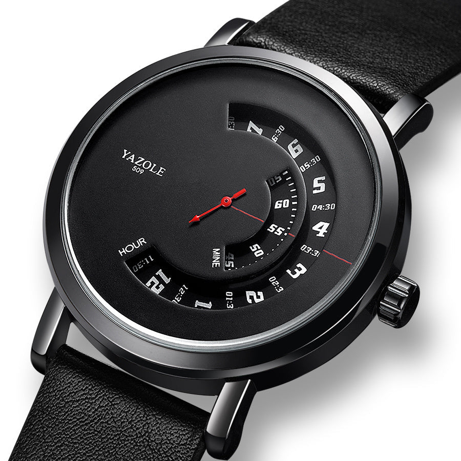 Men's Casual Quartz Watch with Metal Case