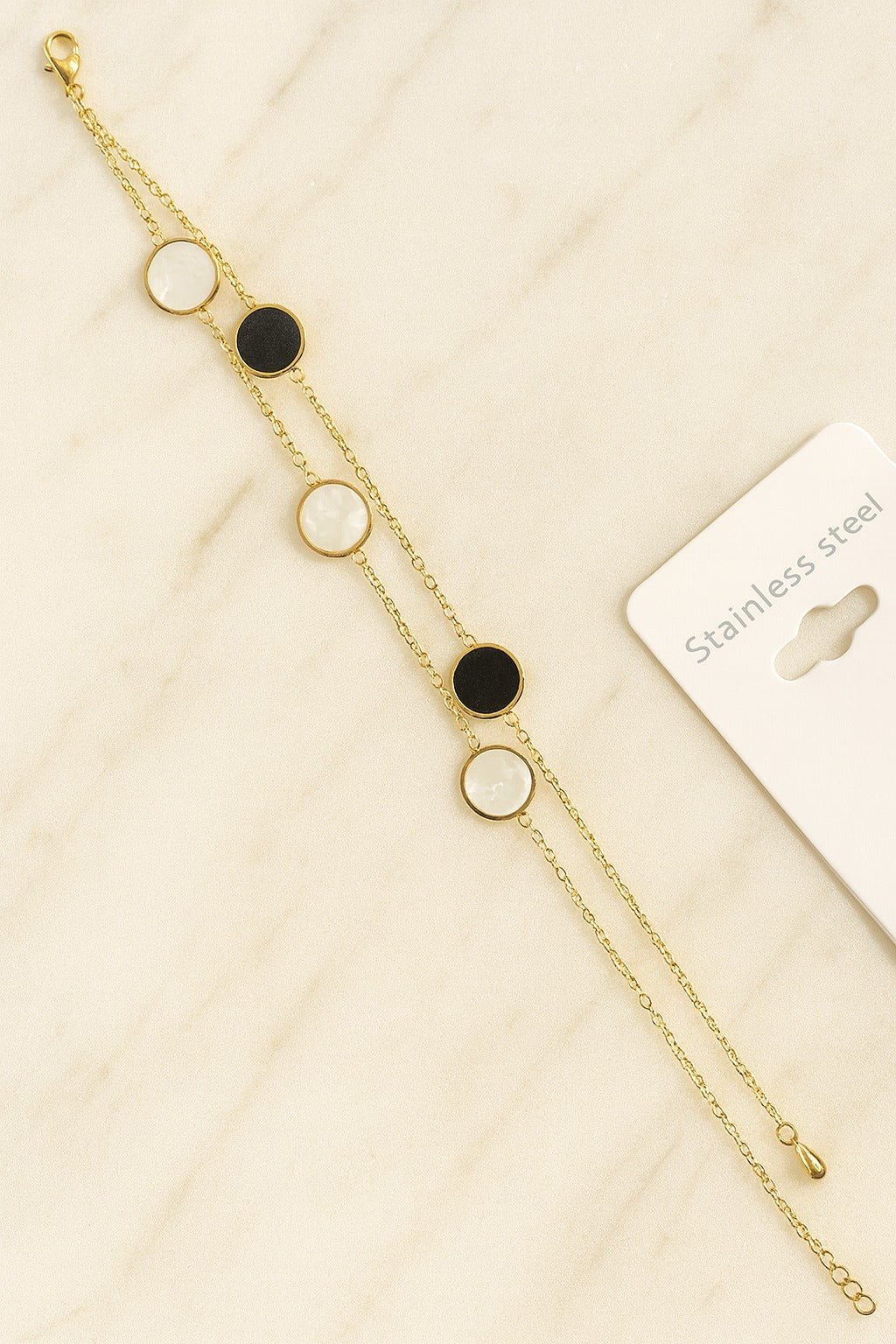 Gold-Tone Stainless Steel Bracelets
