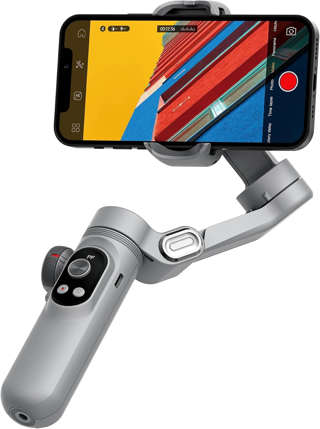 Foldable 3-Axis Smartphone Gimbal with Tripod Base