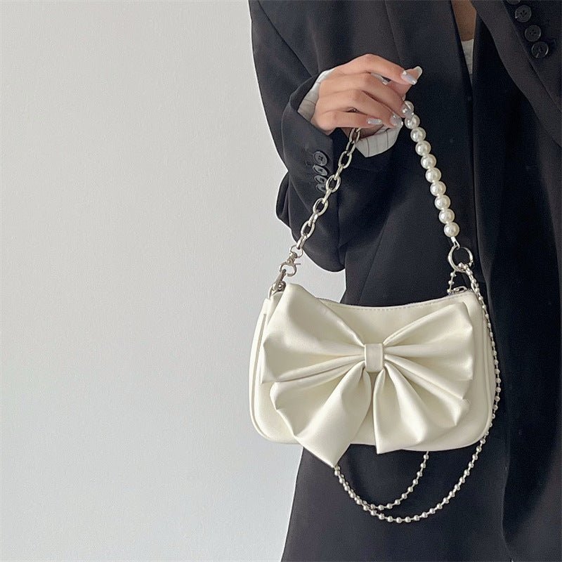Soft PU Shoulder Bag with Optional Crossbody Chain