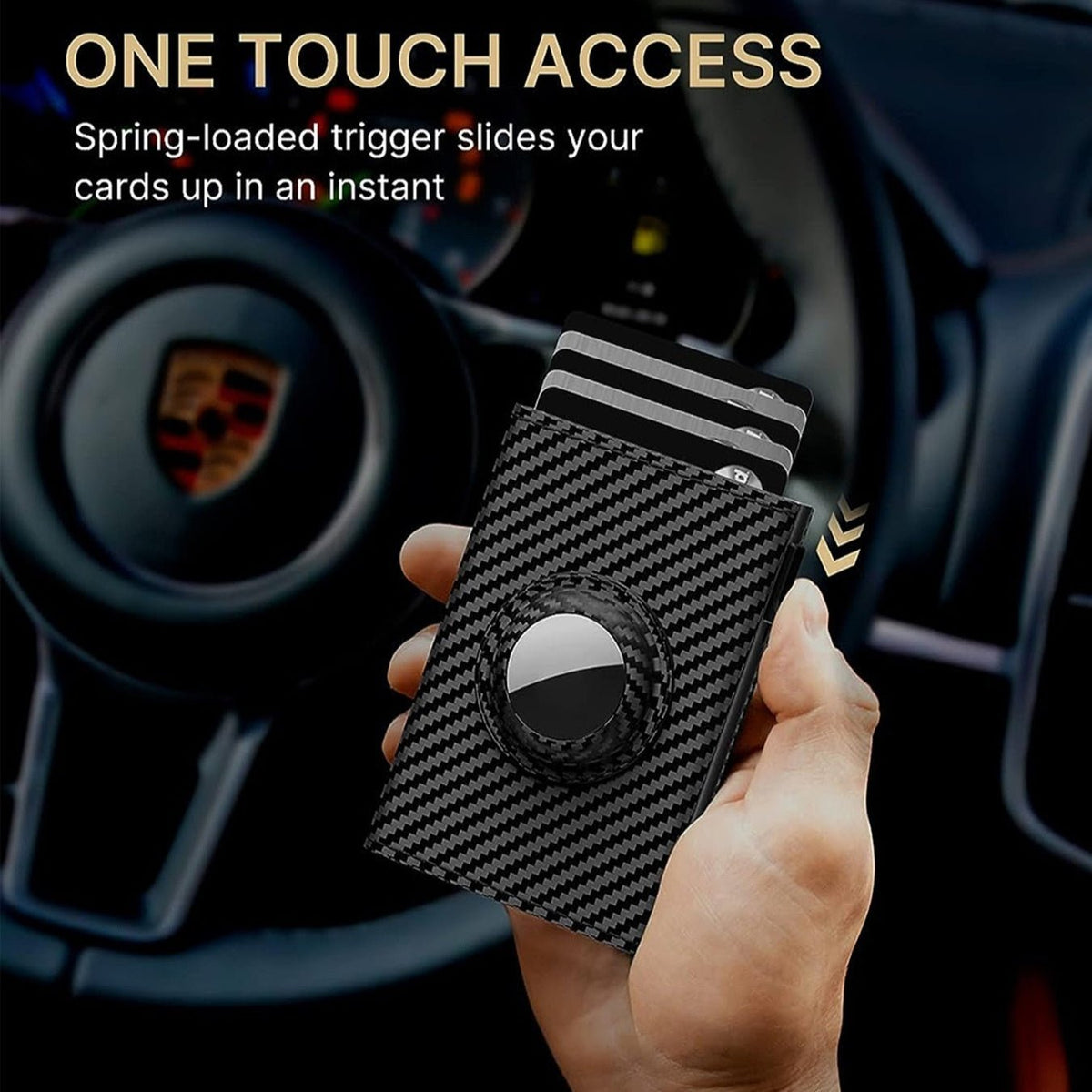 Men's Slim PU Card Holder