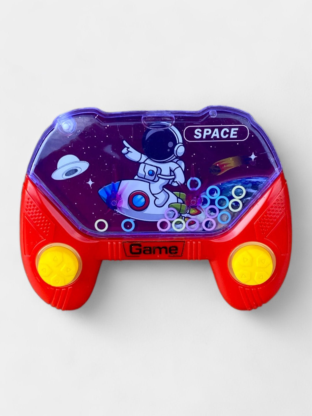 Space-Themed Handheld Water Ring Toss Game