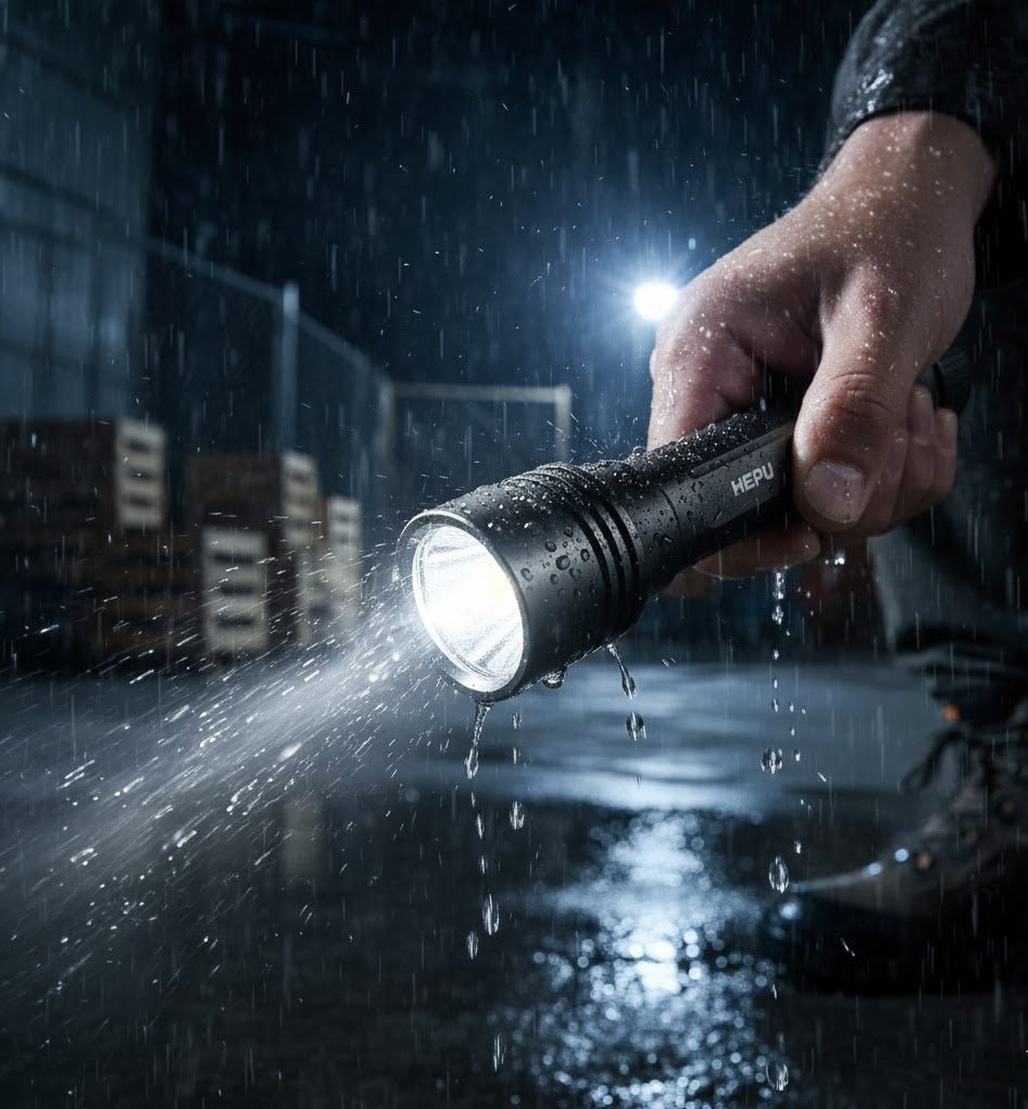 Portable Rechargeable LED Flashlight