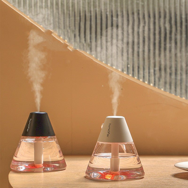 USB Volcano Humidifier with Atmosphere Lamp