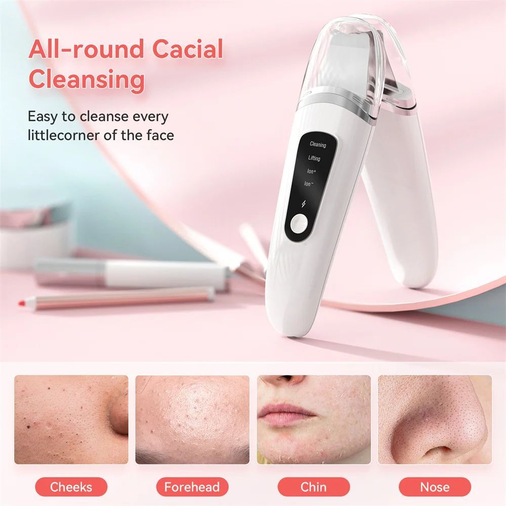 USB Rechargeable Ultrasonic Facial Scrubber