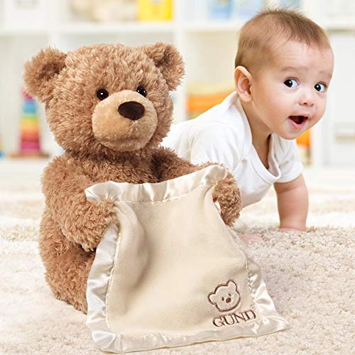 Interactive Peekaboo Plush Teddy Bear