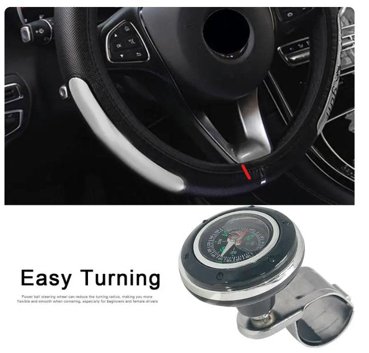Steering Wheel Knob with Compass