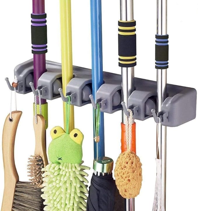 Wall Mounted Mop and Broom Holder