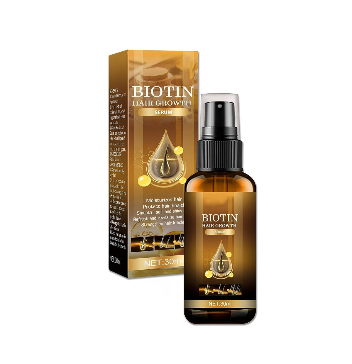 OUHOE Biotin Hair Growth Serum