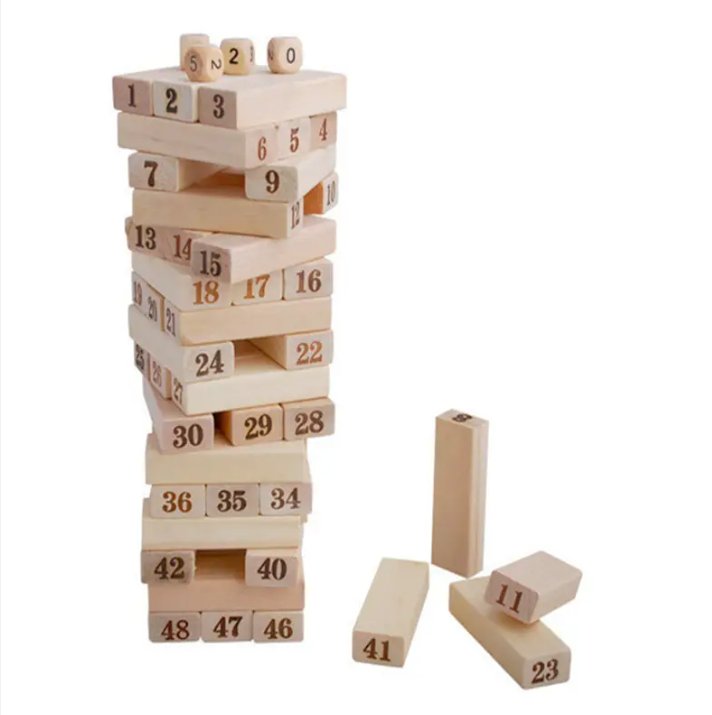 Wooden Building Blocks Set