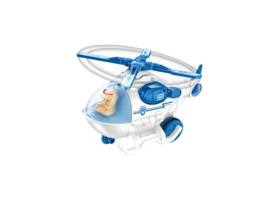 Kids' Rescue Helicopter Toy with Lights and Sounds