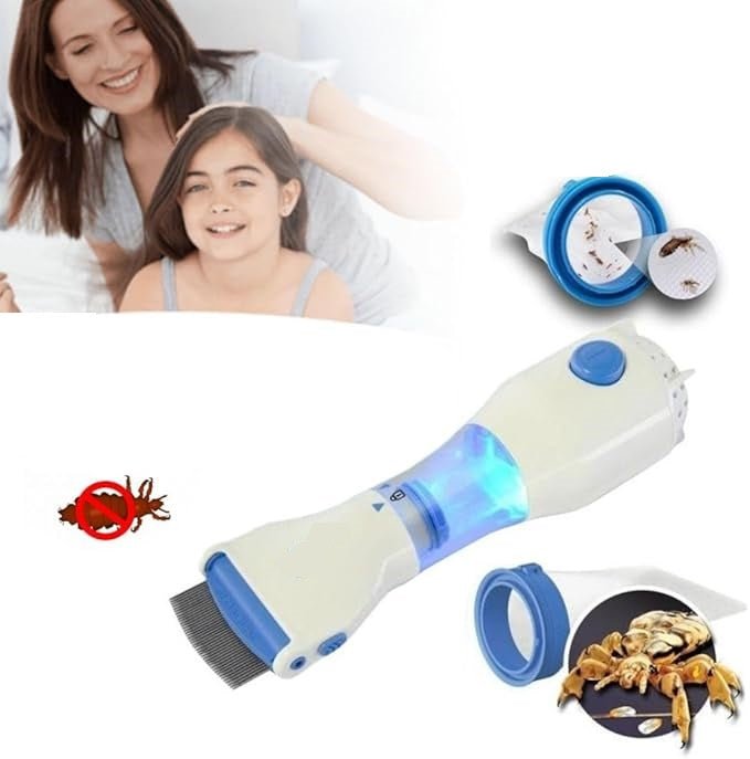 Suction-Assisted Head Lice Comb