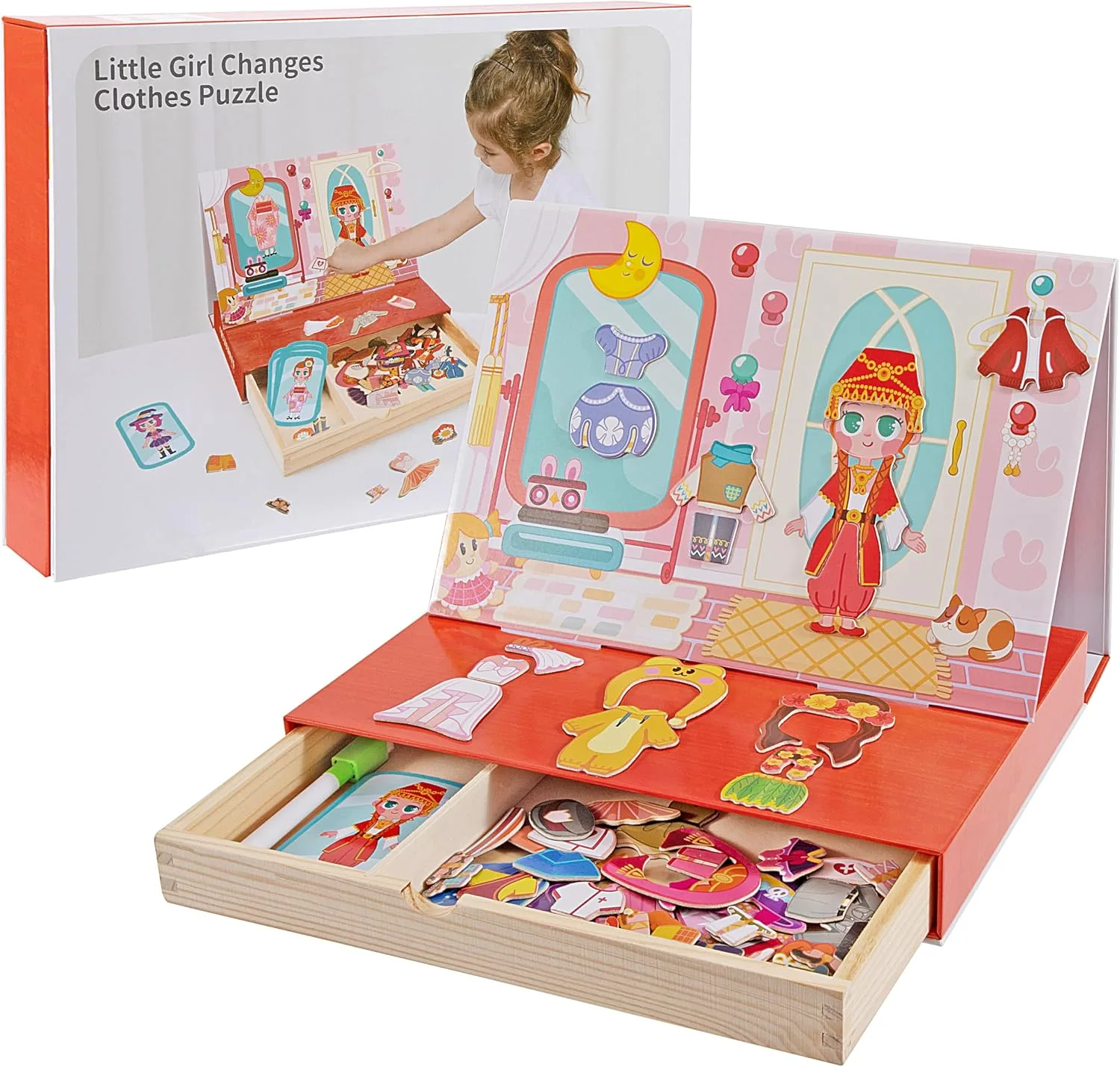 Magnetic Dress-Up Puzzle Set
