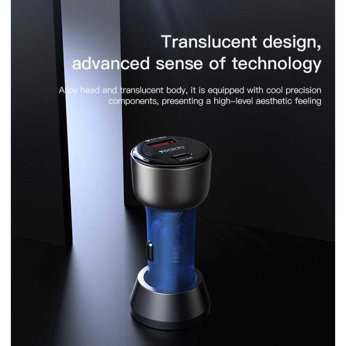 48W Dual USB-A and USB-C Car Charger
