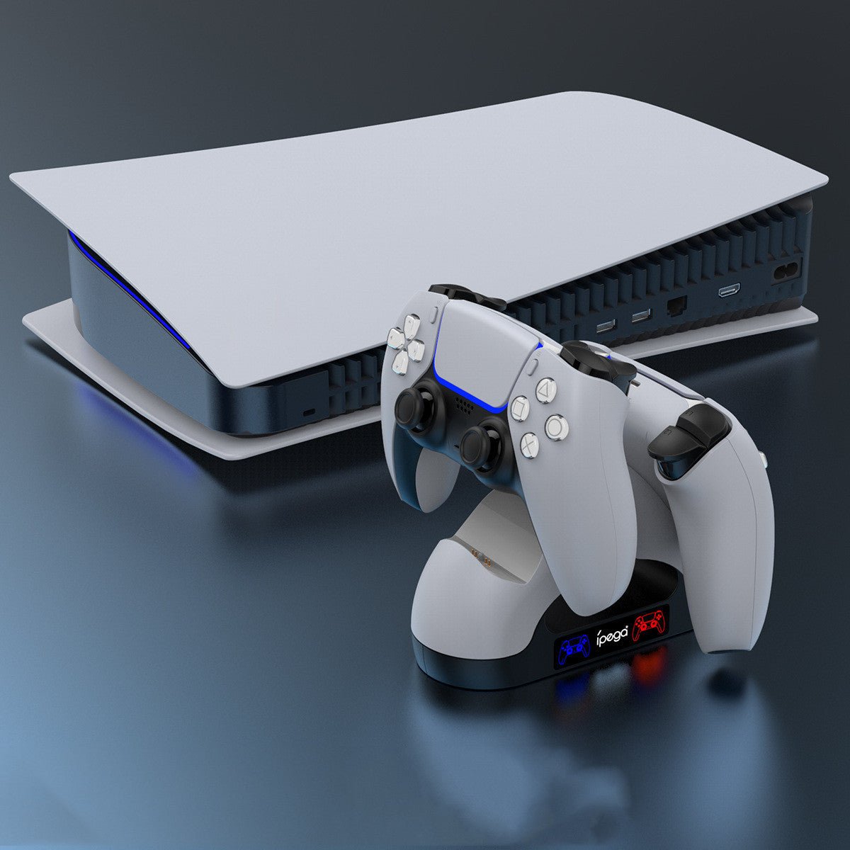 Dual Contact Charging Dock for PS5 Controllers