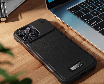 Leather Aromatherapy Cell Phone Case