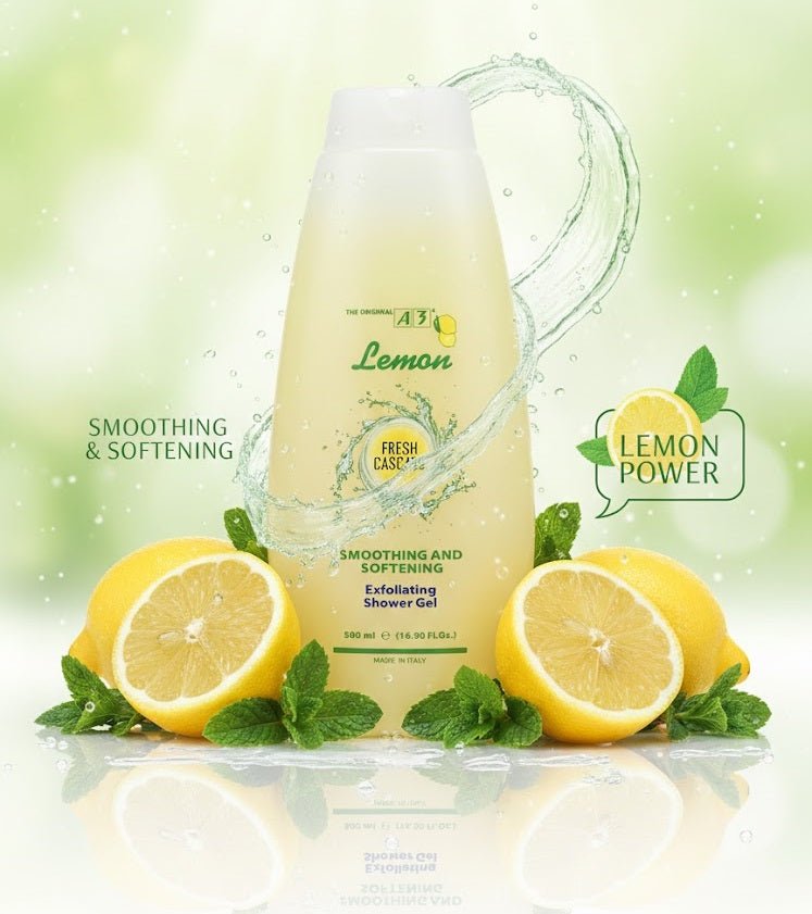 Lemon Exfoliating Shower Gel, 500 ml