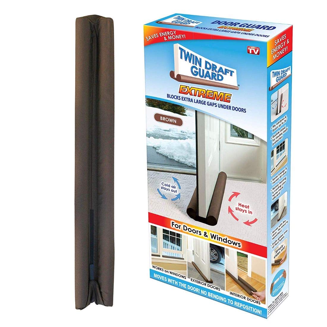 Double-Sided Door and Window Draft Guard