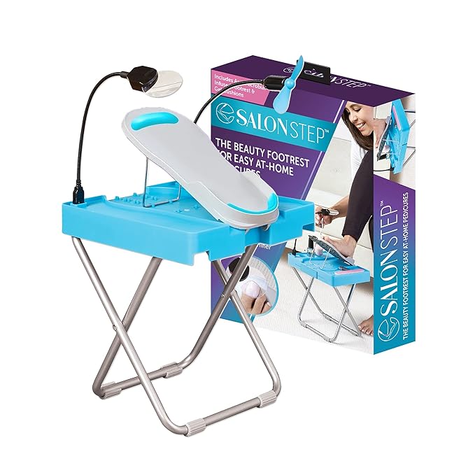 Nail Rest Station with Fan and Lighted Magnifier