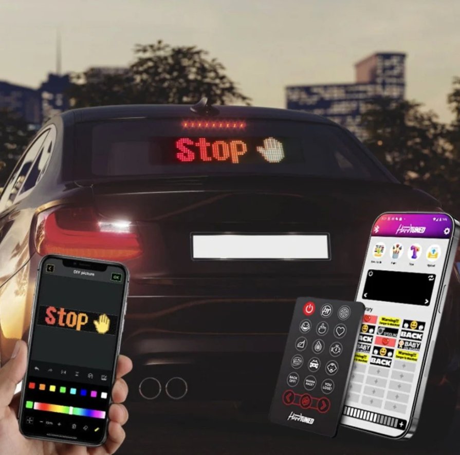 Bluetooth App-Controlled LED Matrix Display Panel