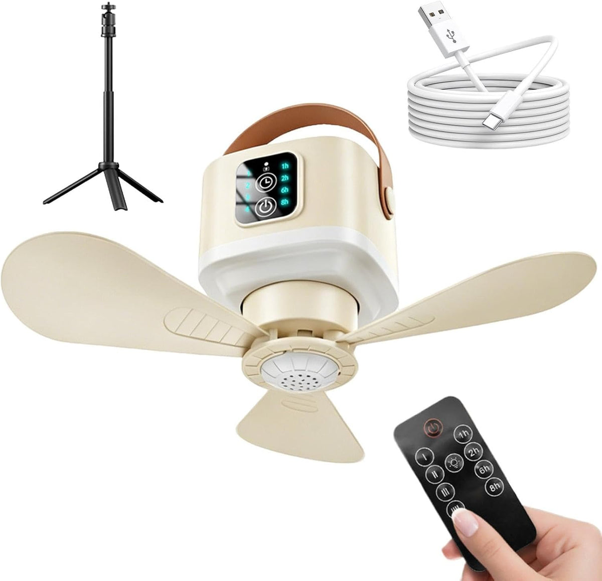 Rechargeable Portable Hanging Fan