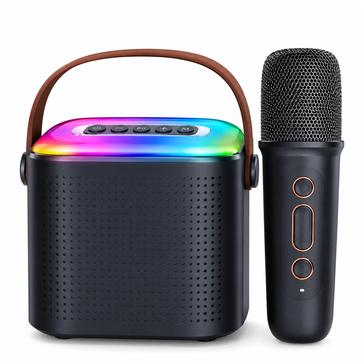 K3 Portable Bluetooth Speaker with Microphone and LED Light