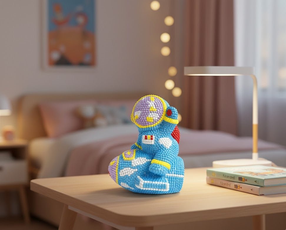 Bead-Textured Cartoon Figures, Designs 13–24