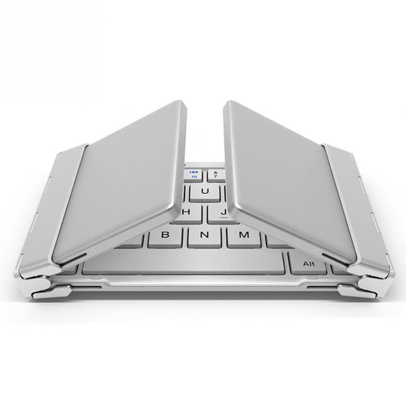78-Key Folding Bluetooth and Wired Keyboard