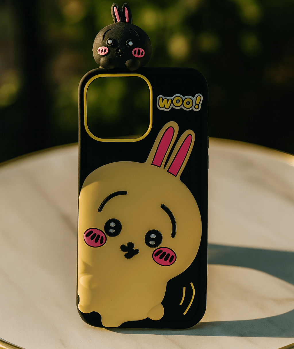 3D Bunny Silicone Case for iPhone