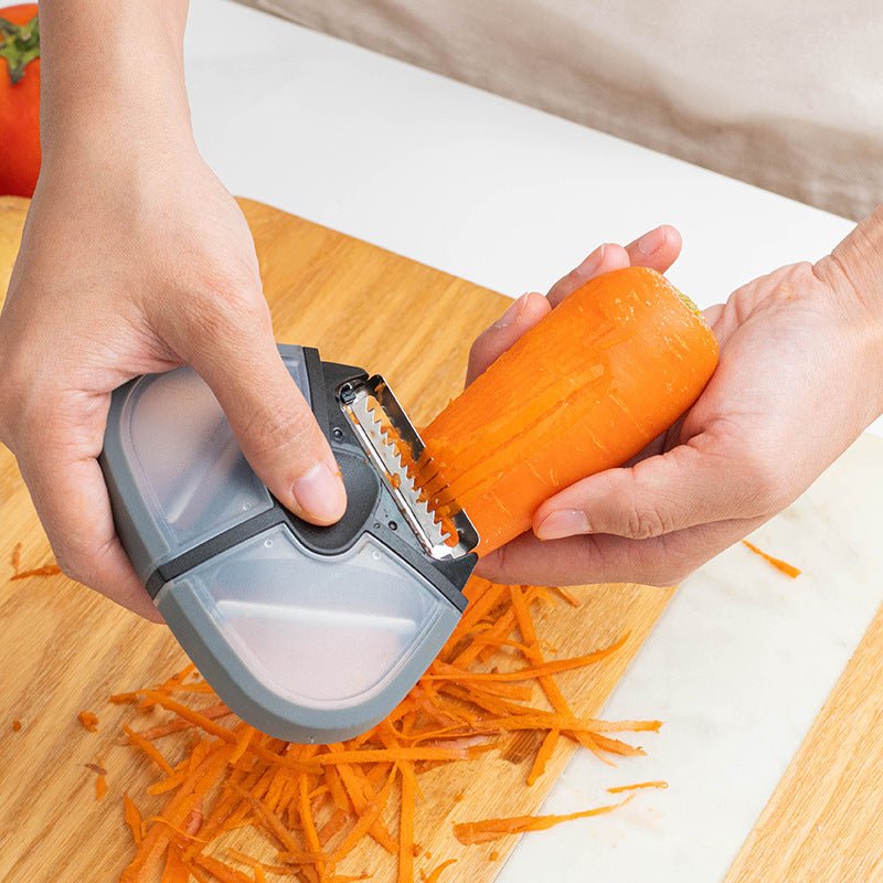 3-in-1 Stainless Steel Rotating Fruit and Vegetable Peeler